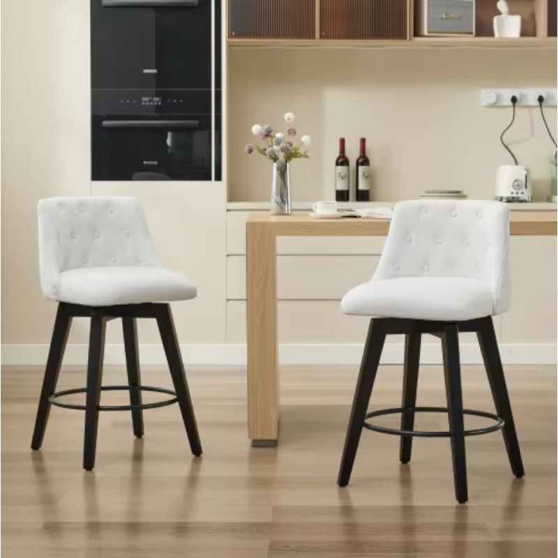 Modern style fabric bar stool  - Interior Design Kitchen And Living Room recension och pris